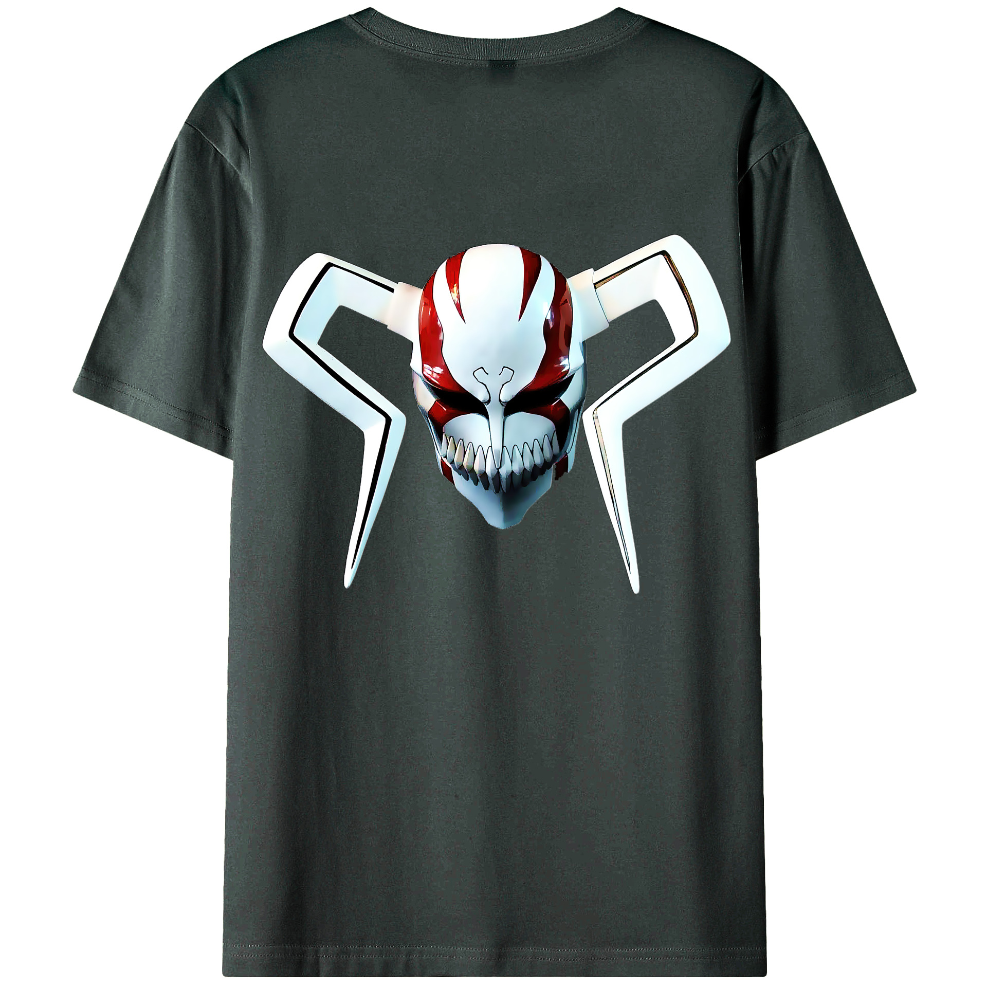 （画像用） ブリーチ 黒崎一護（くろさき いちご）BLEACH Kurosaki Ichigo 綿100％ メンズ半袖Tシャツ（バックプリント） 通気性